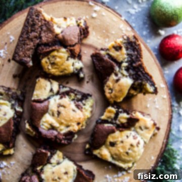 Double Chocolate Peppermint Brookies, recipe image