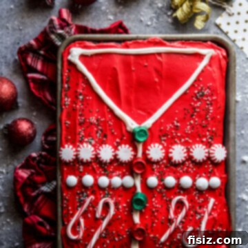 The Ultimate Ugly Sweater Chocolate Cake