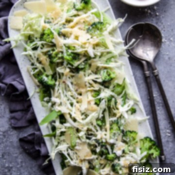 Broccoli Caesar Salad, a fresh and healthy twist on the classic recipe.