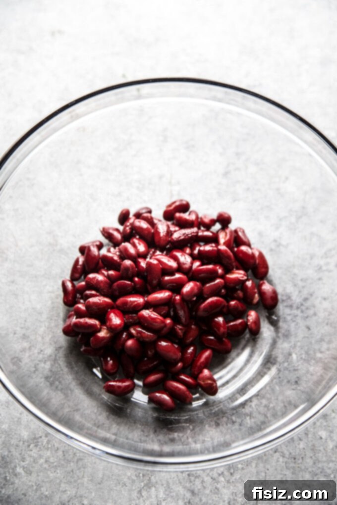 Aromatic Curry Plant-Based Burger 4 A can of kidney beans, a key ingredient for the veggie burgers