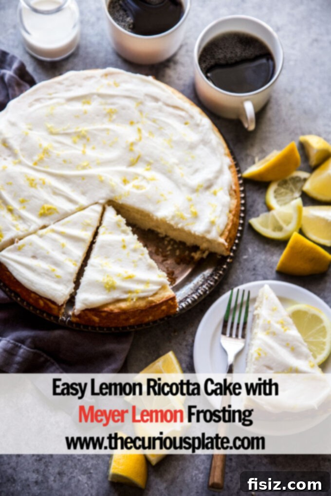 Meyer Lemon Ricotta Sunshine Cake 9 Easy Lemon Ricotta Cake with Meyer Lemon Frosting
