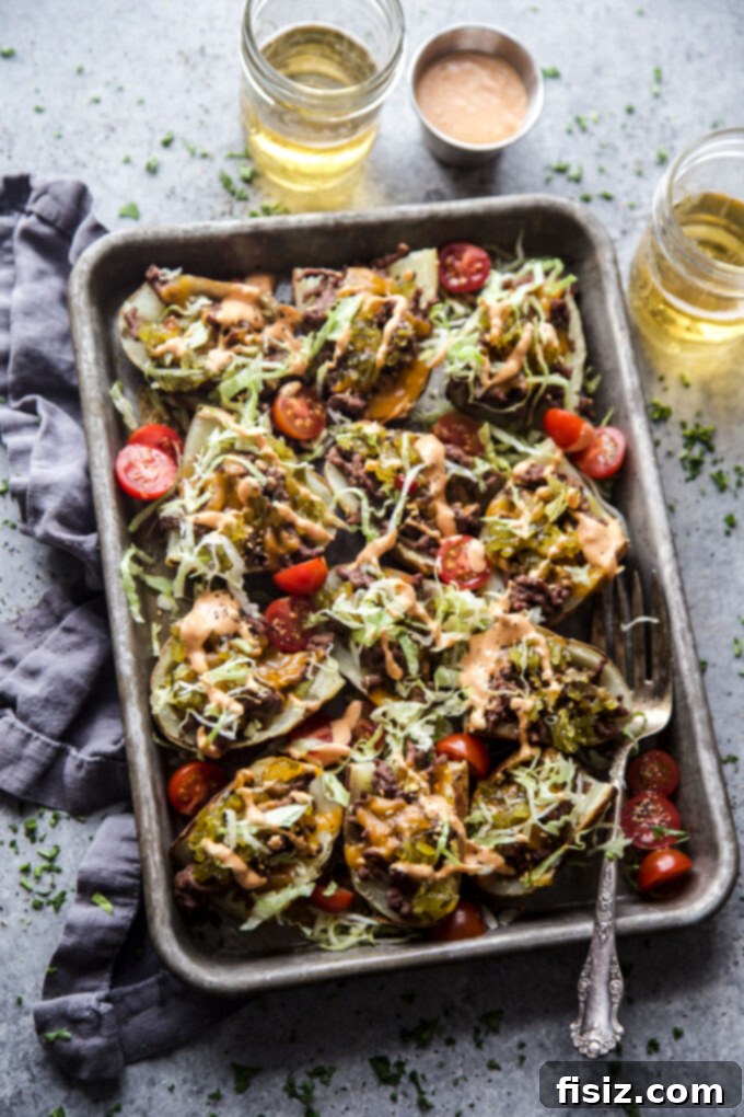 Giant Mac Potato Skins 8 EASY BIG MAC POTATO SKINS