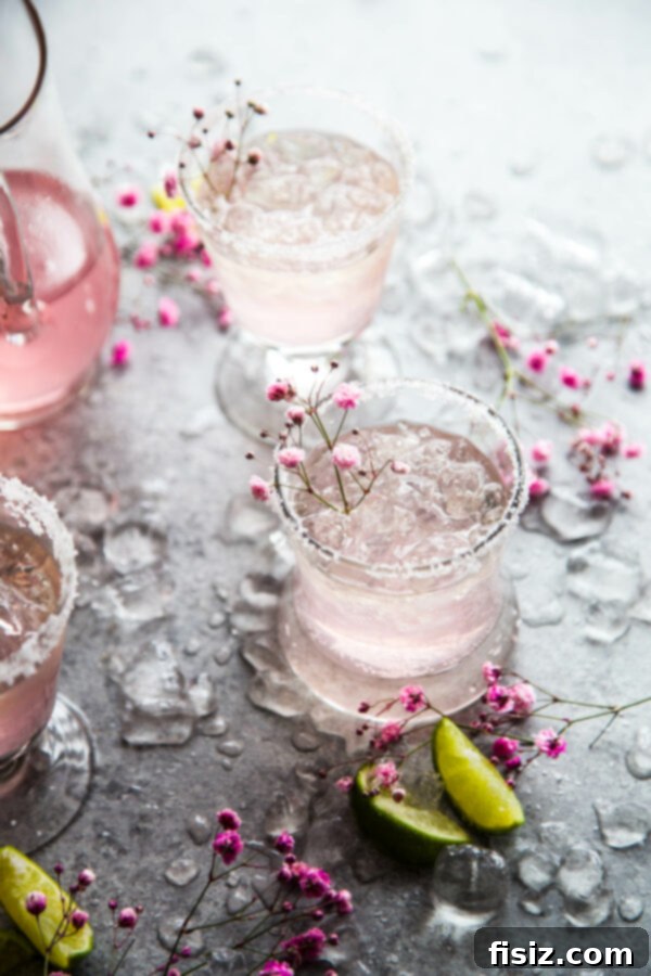 Whip Up Romance: Effortless Valentine's Dinner at Home 6 Pink Champagne Margaritas