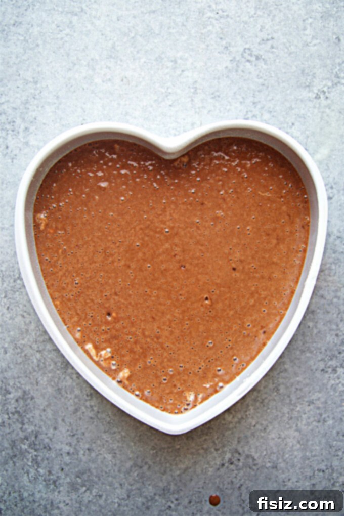 Rich Heart-Shaped Chocolate Cake with Decadent Chocolate Cream Cheese Frosting 4 Ingredients for Chocolate Cake - Dry Mix
