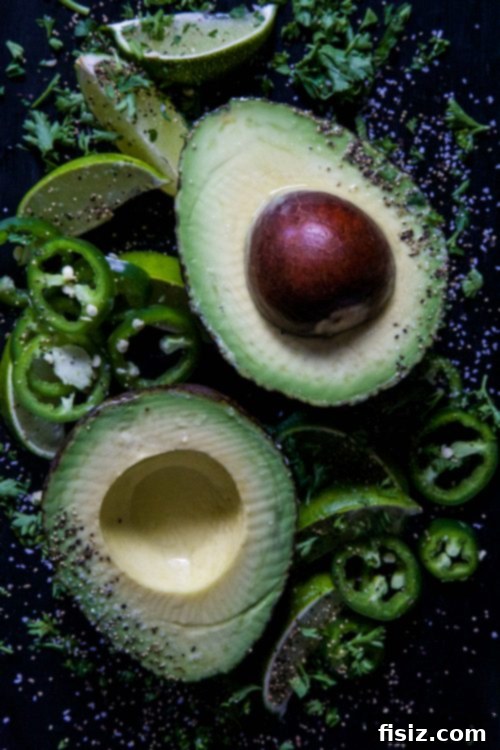 Assortment of avocado dishes, highlighting its versatility in both savory and sweet applications.