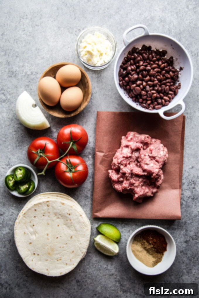 Savory Ground Lamb Huevos Rancheros Skillet 4 img 48920 3