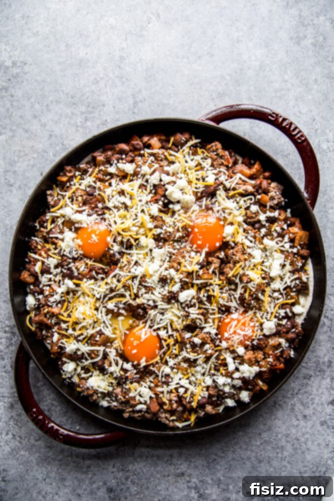 Savory Ground Lamb Huevos Rancheros Skillet 7 img 48920 6