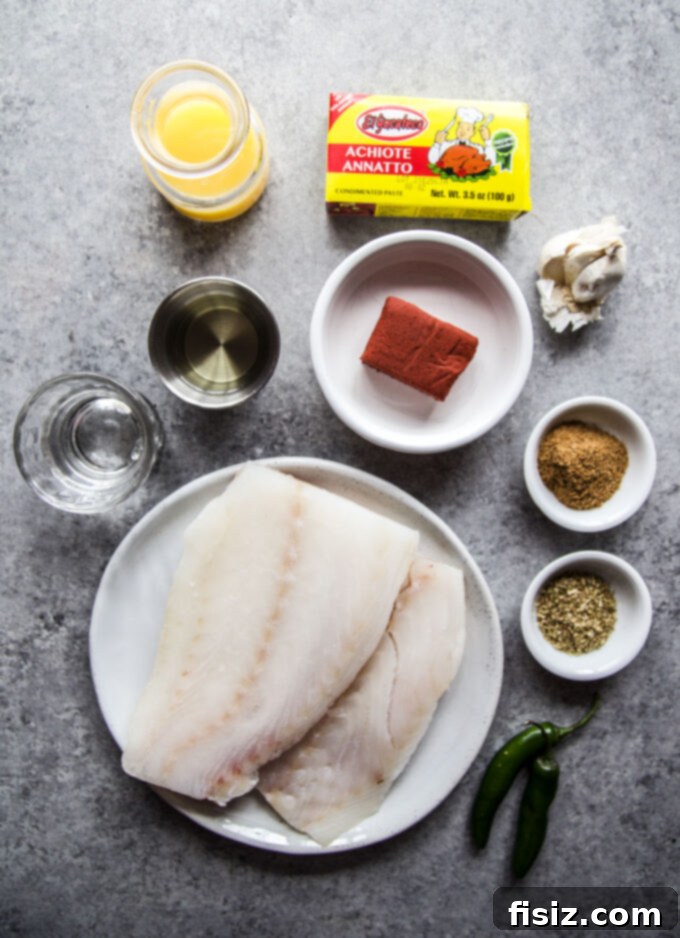 Fish Tacos with a Yucatan Twist 4 Mixing bowl with achiote paste and spices for fish tacos