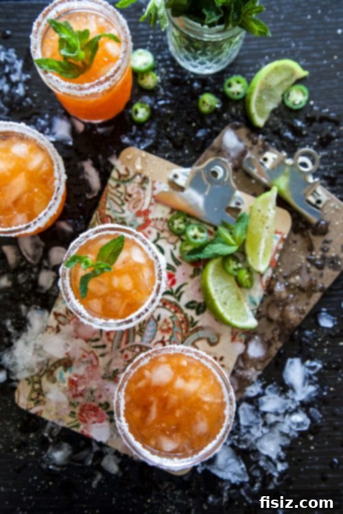 30 Festive Cinco De Mayo Recipes 5 A refreshing Korean Lime Margarita, garnished with lime slices, perfect for a Cinco de Mayo toast.
