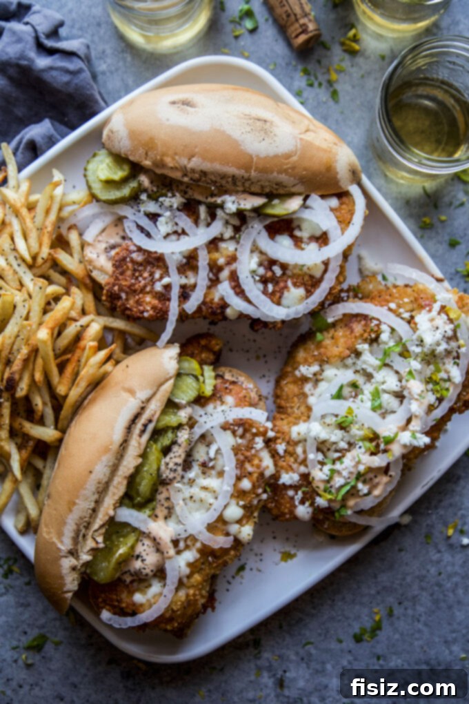 Chipotle Fried Chicken, Queso Fresco Sandwich 7 The finished Chipotle Fried Chicken Sandwich with Queso Fresco, ready to be enjoyed.