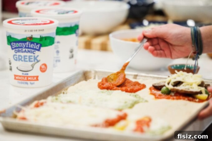 Quick Tuscan Fried Rice 13 A delicious pizza made with Stonyfield's two-ingredient pizza dough, showcasing the simplicity and quality.