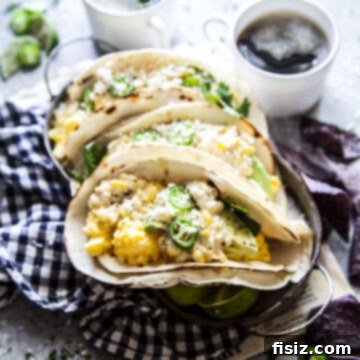 Elote-Style Breakfast Tacos