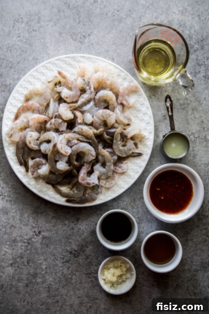 Spicy Citrus Grilled Shrimp Skewers 5 Ingredients for the vibrant Chile Lime Shrimp Marinade.