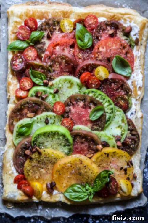 My August Making Spree 5 Easy Tomato Tart with Almond Vinaigrette