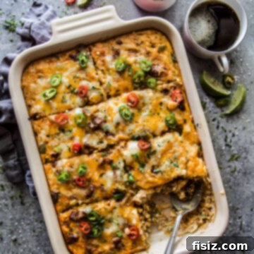 Hearty Tex Mex Morning Bake 10 Tex-Mex Egg & Hash Brown Casserole
