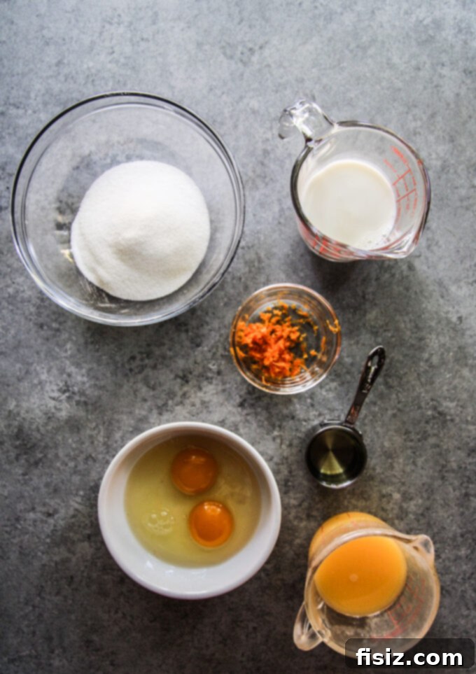 Zesty Orange Chocolate Chip Muffins 5 Mixing wet ingredients for muffin batter