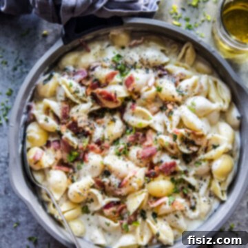 Creamy Stovetop Hard Cider Mac and Cheese with Crispy Bacon 12 Stovetop Hard Cider Mac and Cheese with Crispy Bacon
