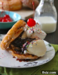 Grilled Hot Fudge Doughnut Sundae 2 img 4990 5