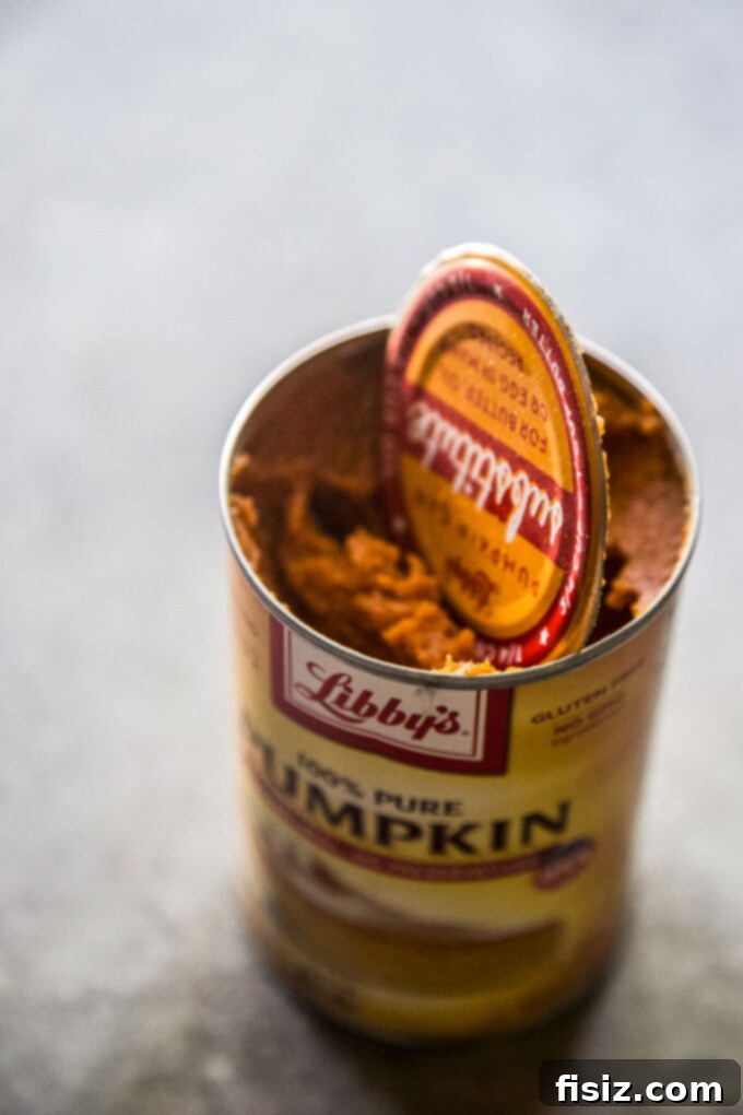 Warm Maple Drizzled Pumpkin Oat Cookies 5 Can of pumpkin puree, a key ingredient for fall baking