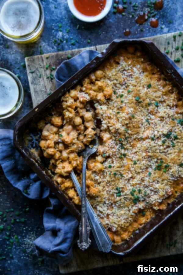 Game Day Grub: 35+ Easy Tailgate Favorites 5 Buffalo Chickpea Mac & Cheese - Hearty Game Day Side