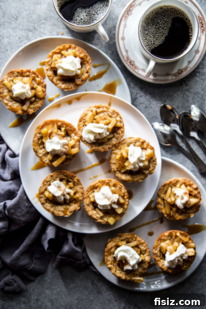 Game Day Grub: 35+ Easy Tailgate Favorites 9 Apple Pie Cookie Cups - Easy Game Day Dessert