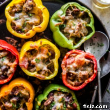 easy chili cheese stuffed peppers, a delicious and wholesome meal