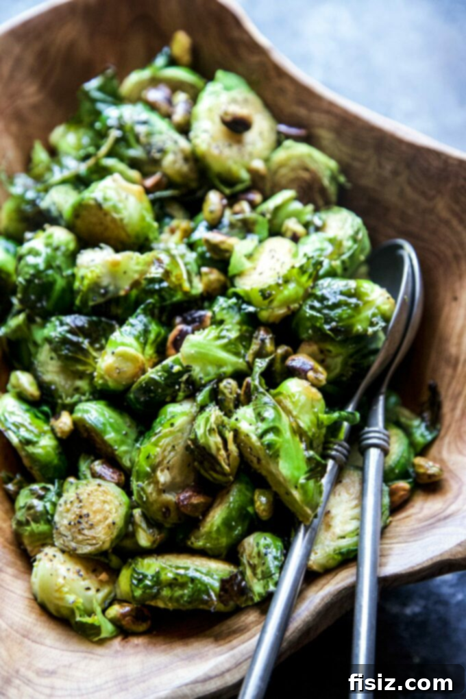 October's Most Anticipated Creations 9 Delicious Brussels Sprouts with Crunchy Pistachios and Zesty Lime