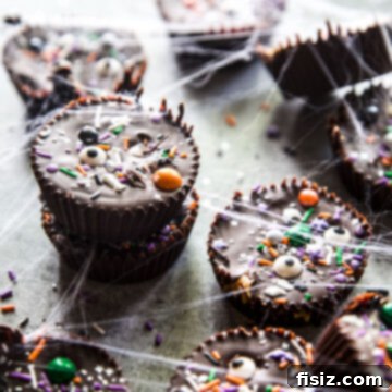 Homemade Dark Chocolate Peanut Butter Cups www.thecuriousplate.com