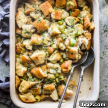 Grandma's Secret Stuffing 11 classic homemade stuffing www.thecuriousplate.com