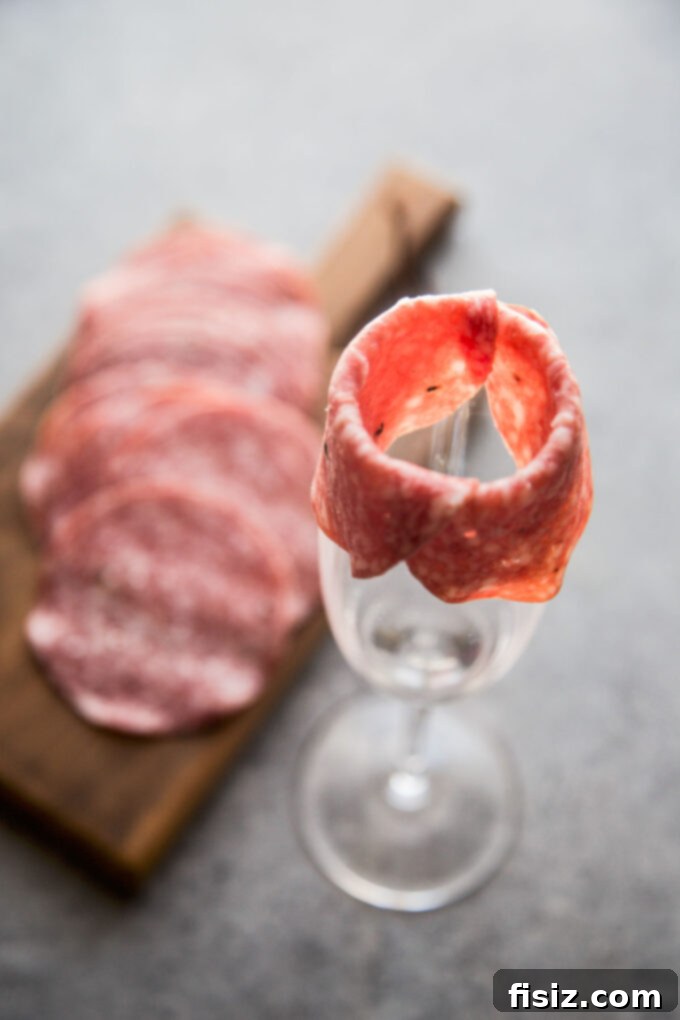 The Art of the Salami Rose 6 how to make a salami rose