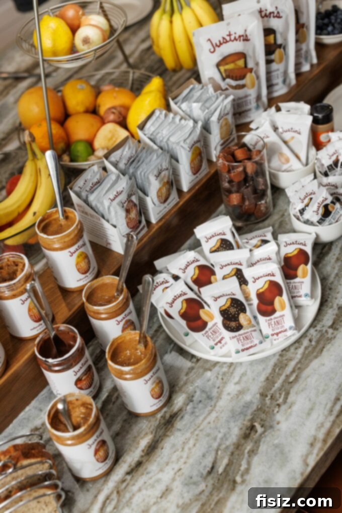 The Art of the Salami Rose 9 Assortment of Justin's nut butters