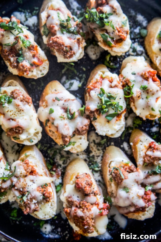 Mini Lamb Lasagna Crostini 3 Lamb Lasagna Crostini