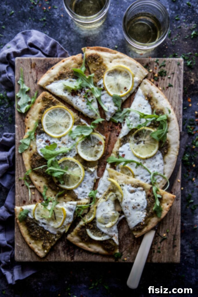 21 Quick and Easy Pizza Recipes 4 Arugula and Meyer Lemon Pizza with Cauliflower Crust