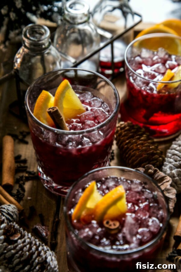 Effortless Eats for a Sparkling New Year 6 Spiced Merlot Sparkling Punch
