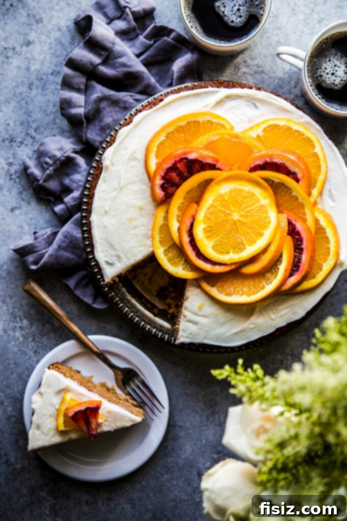 Honey Cake with Citrus Vanilla Frosting - a delightful January dessert recipe