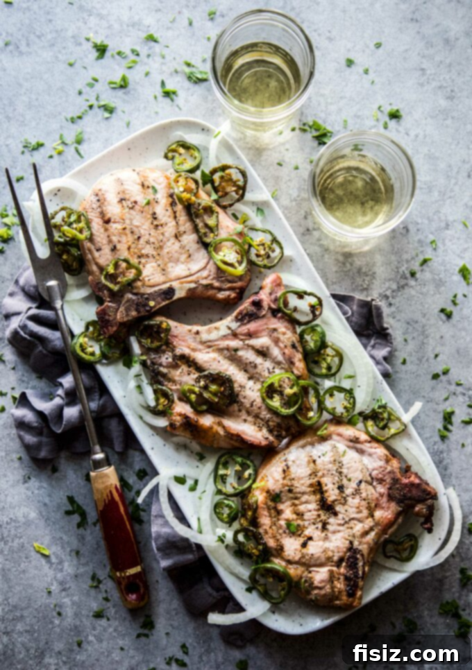 45 Delicious Recipes to Make This February 9 Jalapeno-Marinated Grilled Pork Chops, a flavorful dinner for two