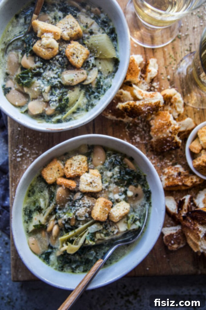 green goddess white bean soup www.thecuriousplate.com