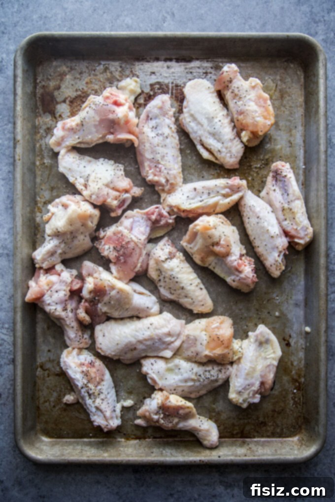 Smoky Gochujang Wings 5 Seasoned chicken wings ready for smoking