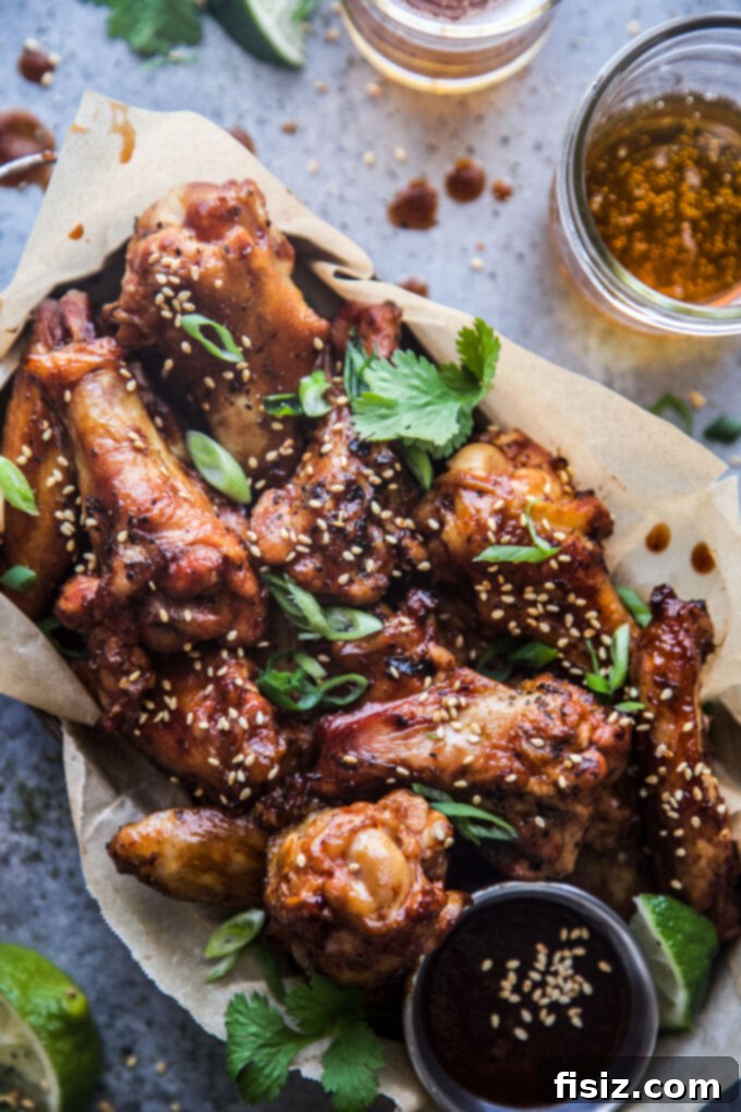 Smoky Gochujang Wings 8 Close-up of perfectly glazed Smoked Korean-Style Hot Wings