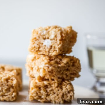 champagne rice krispie treats www.thecuriousplate.com