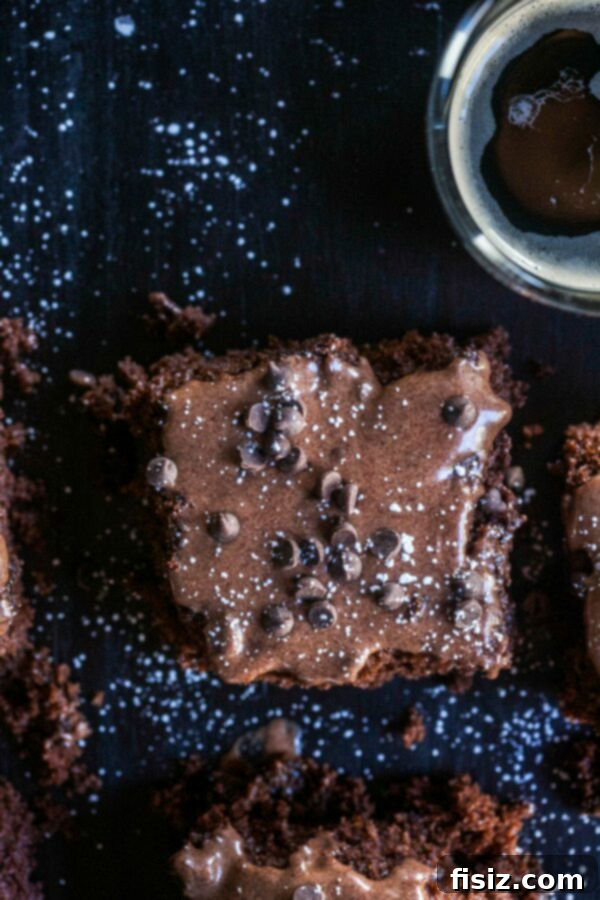 29+ Easy St. Patricks Day Recipes for a Fun Celebration 7 Decadent Chocolate Snack Cake with Guinness Ganache Frosting, a perfect St. Patrick's Day dessert