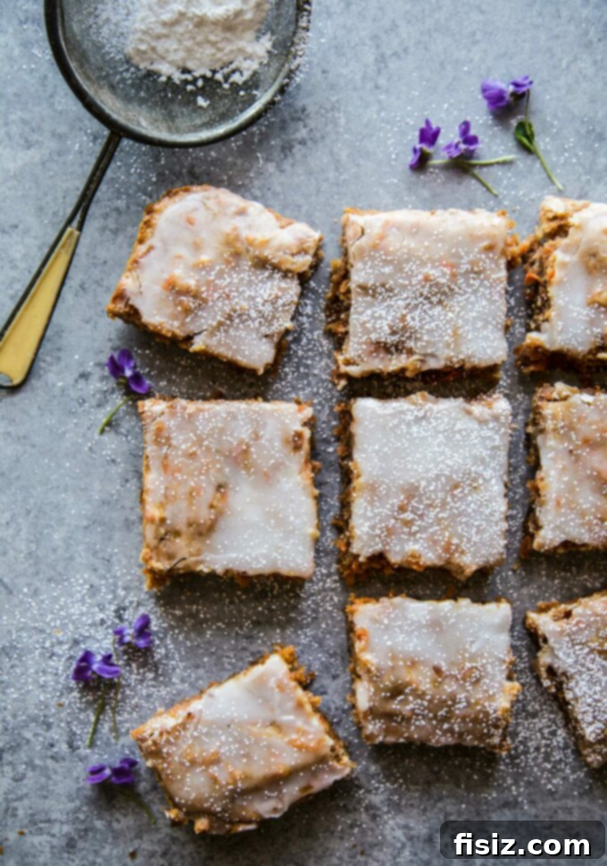 Savor Spring 30 Plus Fresh Recipes 7 Carrot Cake Blondies - A delightful and easy spring dessert from our vibrant spring recipes collection.