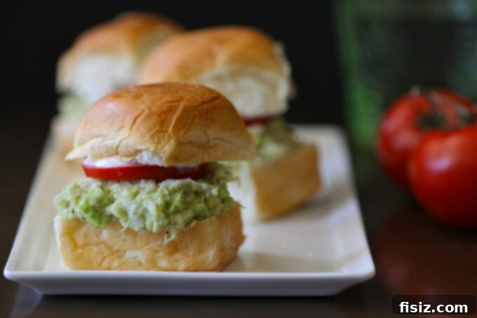 Avocado and Crab Sliders with Lemon Aioli, perfect for spring entertaining
