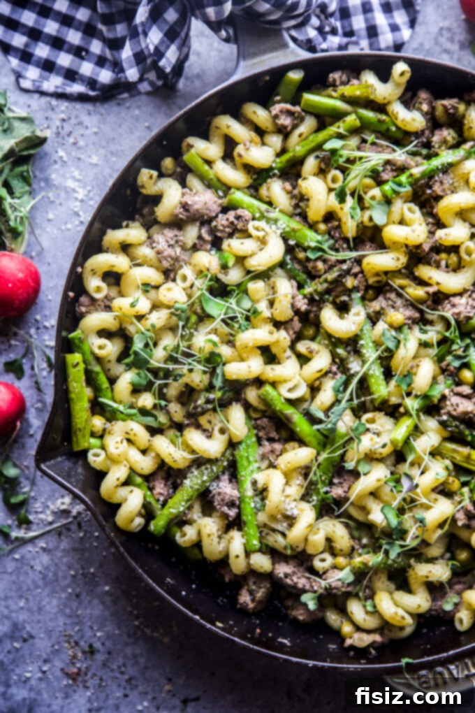 Tender Lamb Pasta with Vibrant Spring Pesto 7 Spring Pesto Lamb Pasta ready to be served