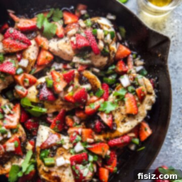 Strawberry Jalapeño Skillet Chicken