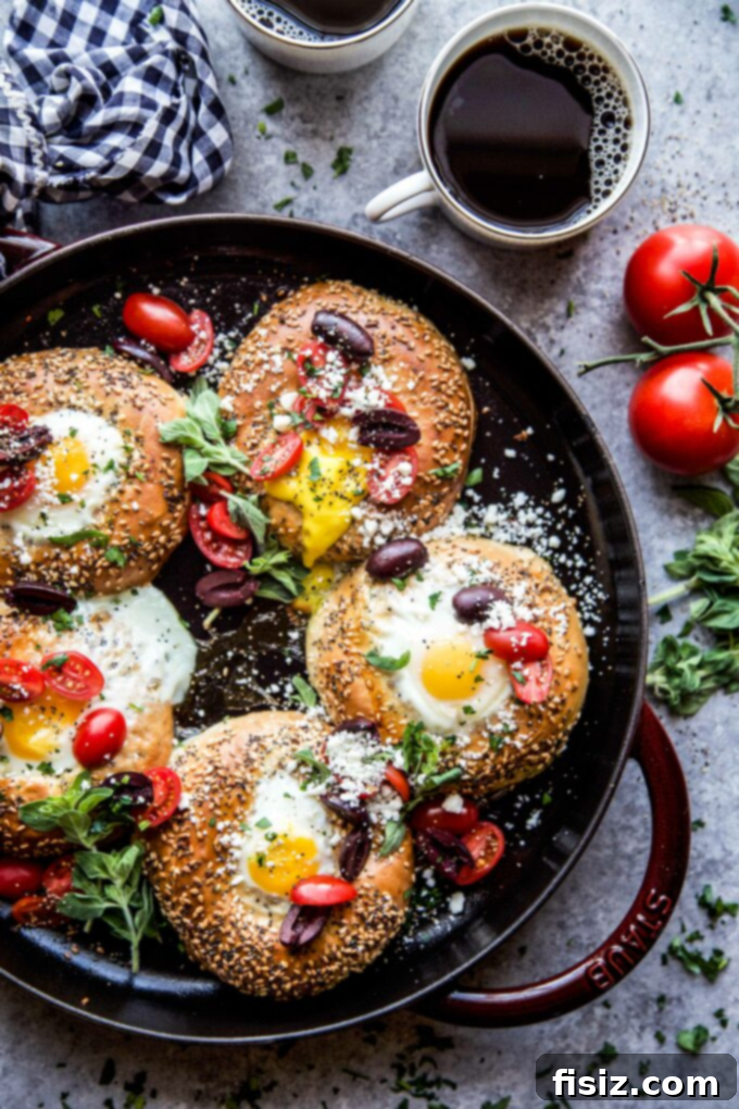 38 Delicious Mother's Day Recipes 2 Delightful Eggs in a Hole Breakfast Bake, perfect for a Mother's Day brunch