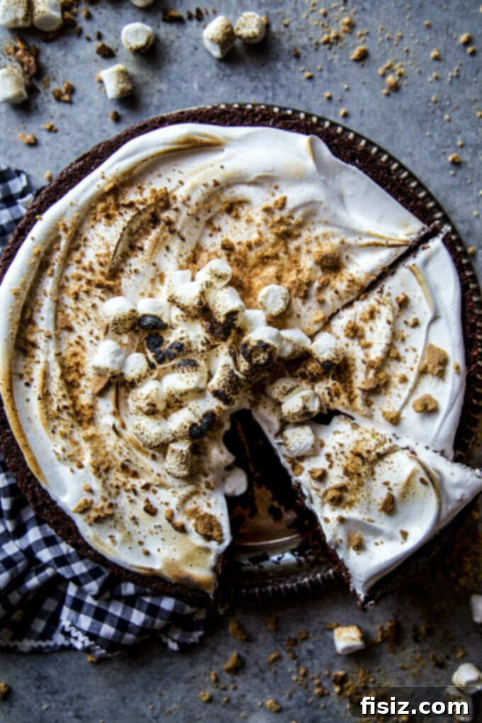 34 Favorite Memorial Day Recipes 7 Delightful One-Bowl S'mores Cake, a sweet treat for any Memorial Day gathering