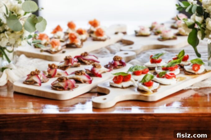 Prosciutto and Giardiniera Cottage Cheese Cracker Bites 6 Various types of pickled giardiniera in bowls