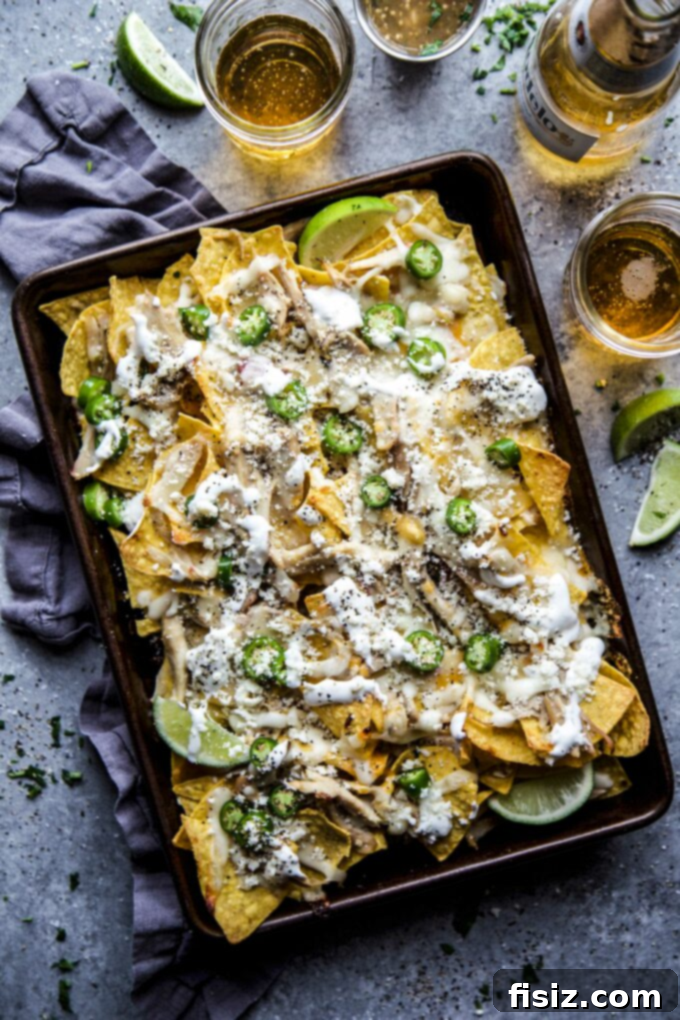 Father's Day Favorites: 33 Recipes to Cook for Dad 2 Sheet Pan Verde Chicken Nachos
