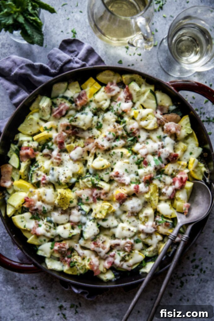 Father's Day Favorites: 33 Recipes to Cook for Dad 6 Cheesy Bacon Summer Squash